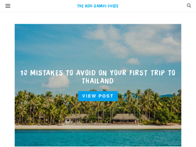 'thekohsamuiguide.com' screenshot