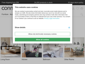 'connox.co.uk' screenshot