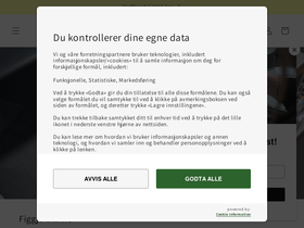 figgjofabrikkutsalg.no homepage screenshot