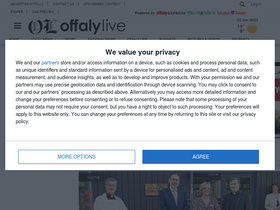 'offalyexpress.ie' screenshot