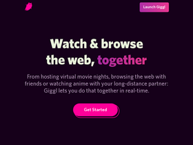 'giggl.app' screenshot