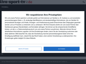 'live-sport-tv.de' screenshot