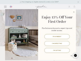 'pehr.com' screenshot