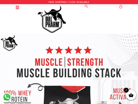 bullpharm.in homepage screenshot
