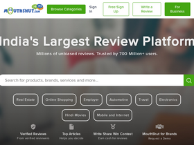 'mouthshut.com' screenshot
