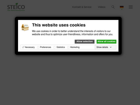 'steico.com' screenshot