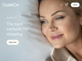 'quieton.com' screenshot