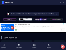 'sellthing.co' screenshot