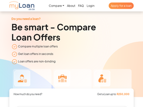 'myloan.co.za' screenshot