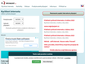 'rychlost.cz' screenshot