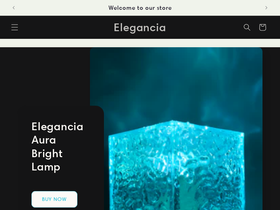 eleganciatheshop.com homepage screenshot