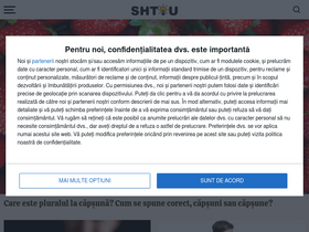 'shtiu.ro' screenshot
