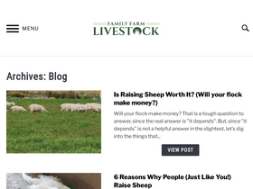 'familyfarmlivestock.com' screenshot