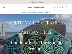 celticvalleyceramics.com homepage screenshot