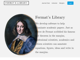 'fermatslibrary.com' screenshot