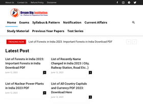 'dreambiginstitution.com' screenshot