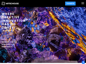 'artechouse.com' screenshot