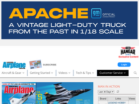 'modelairplanenews.com' screenshot