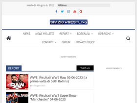 'spaziowrestling.it' screenshot
