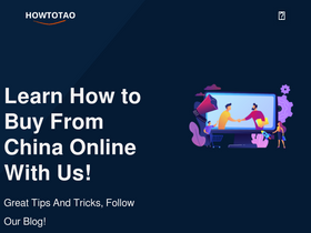 'howtotao.com' screenshot