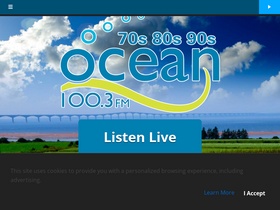 'ocean100.com' screenshot