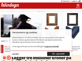 'ostlendingen.no' screenshot