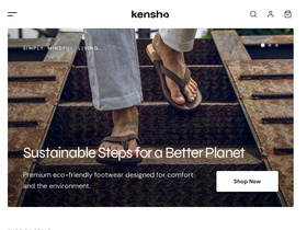 kenshovibe.com homepage screenshot