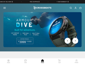 'crossbeats.com' screenshot