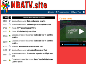 'nbatv.site' screenshot