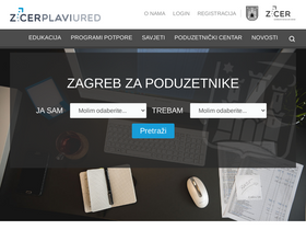 'plaviured.hr' screenshot