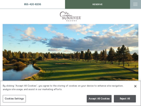 'sunriverresort.com' screenshot