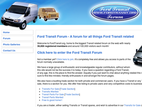 'fordtransit.org' screenshot