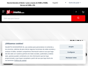 'nilmoto.com' screenshot