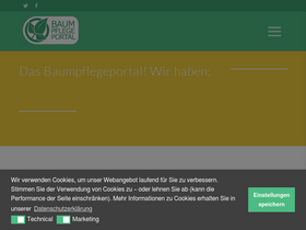 'baumpflegeportal.de' screenshot