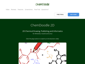 'chemdoodle.com' screenshot