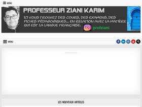 'profziani.com' screenshot