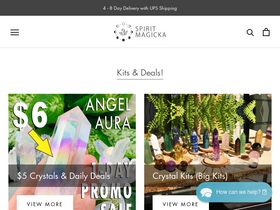 'spiritmagicka.net' screenshot