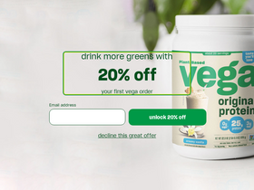 'myvega.com' screenshot