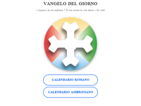 'vangelodelgiorno.org' screenshot
