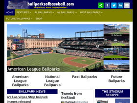 'ballparksofbaseball.com' screenshot