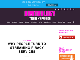 'dimitrology.com' screenshot