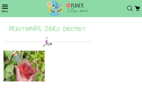 'planetezerodechet.fr' screenshot