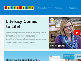 'letterland.com' screenshot