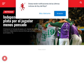 'soydelrojo.com' screenshot