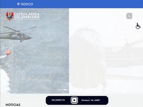 'fac.mil.co' screenshot