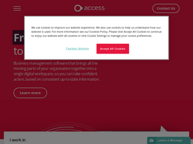 'theaccessgroup.com' screenshot