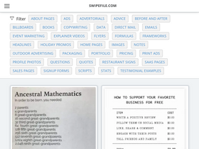 'swipefile.com' screenshot