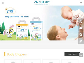 Yifar care website screenshot