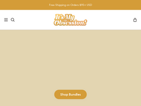 It's My Obsession website screenshot