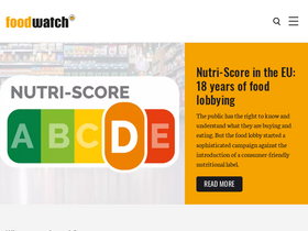 'foodwatch.org' screenshot